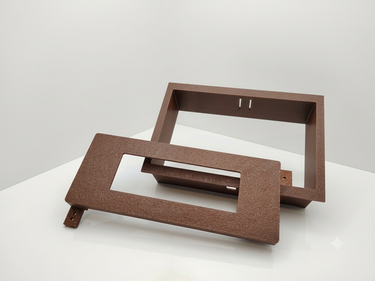 Double DIN & AC Relocation Brown Dash Kit – First Gen Dodge Ram D150 D250 D350 W Series Ram Charger 1981-1993